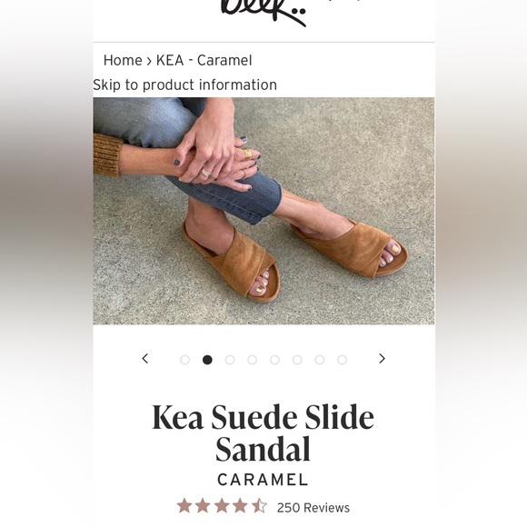 Beek Kea Suede Sandal - New In Box size 10 - Picture 3 of 6